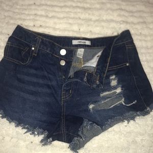 Refuge high waisted denim shorts.